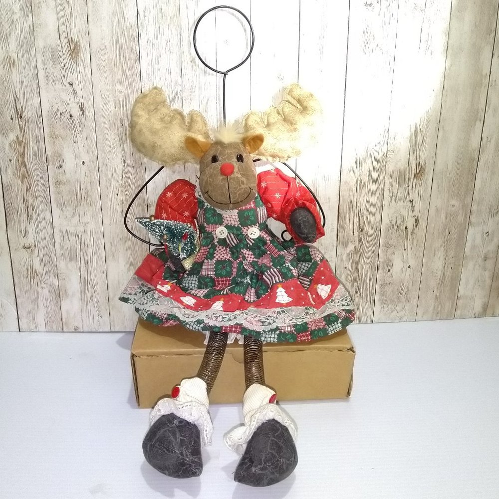 Vintage Brinn's Angel Moose Holiday Decor >>>>🎄 ADD TO A BUNDLE FOR $5.00